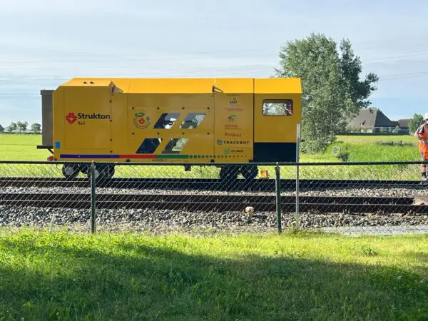 First field test with ERTMS Trackbot successful