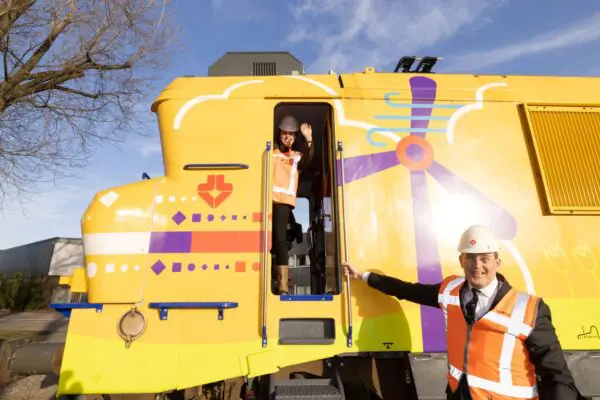 State Secretary at Lage Weide Rail Terminal